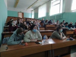 A Meeting With The NArFU students 