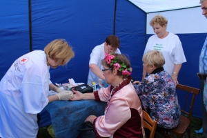 Health Tent in Yemetsk